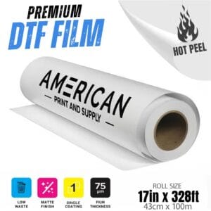 DTF 17" Double Sided Film (Hot Peel)