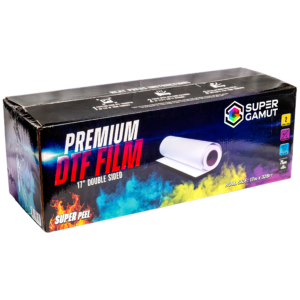 Super Peel Film – 17″ Double Sided Coating w/ DTF Instant Peel 328′