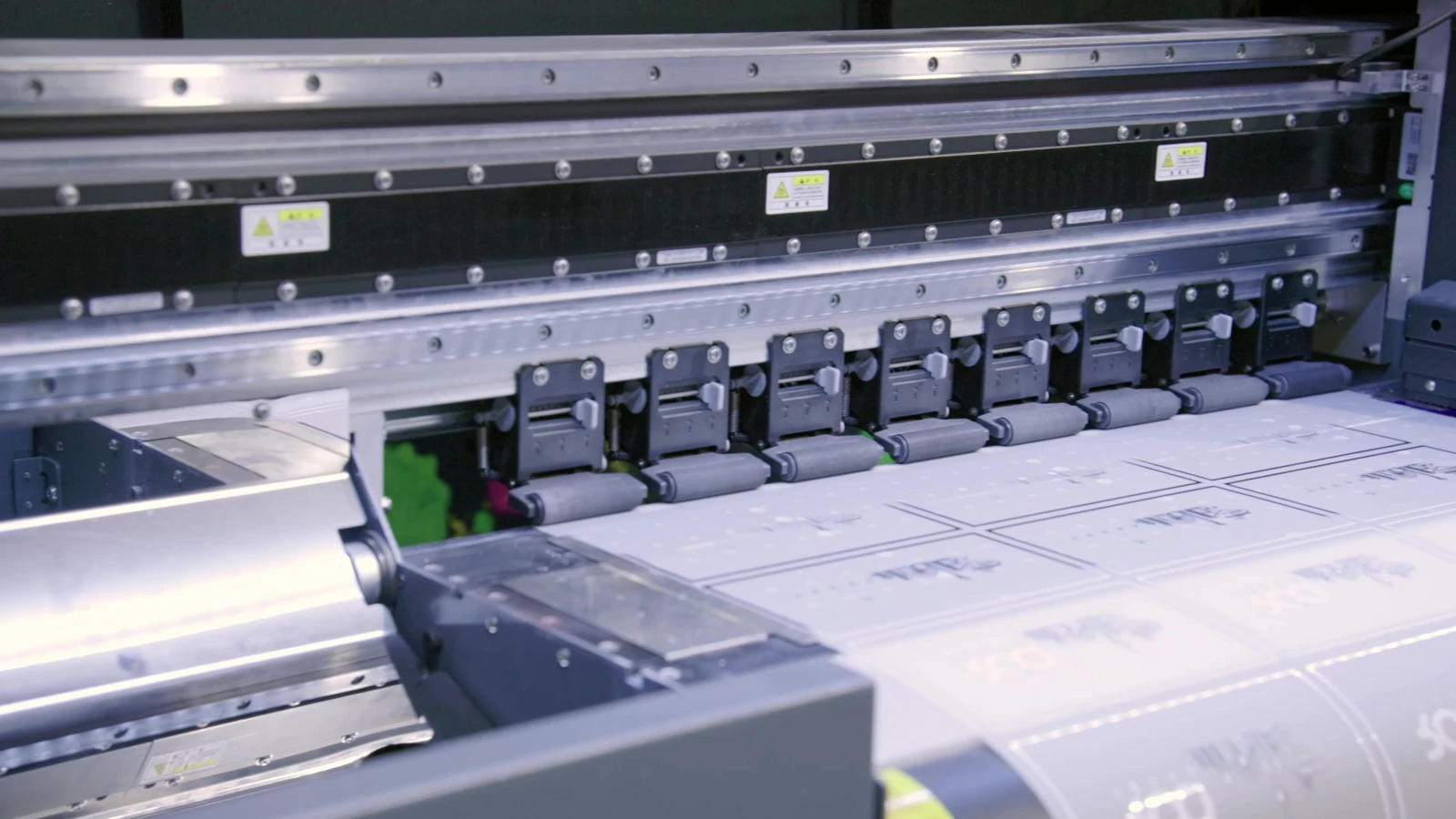 Super Hydra print carriage and motion platform, shown in the product film